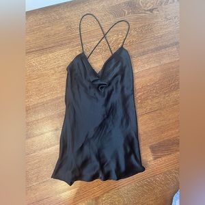 Zara Black Slip Dress